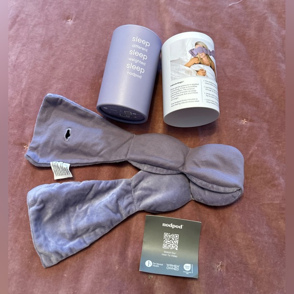 Nodpod Accessories - Nodpod Purple weighted Sleep Mask NWT